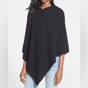 Joie Gorgonie B hooded Wool & Cashmere Poncho SZ Small